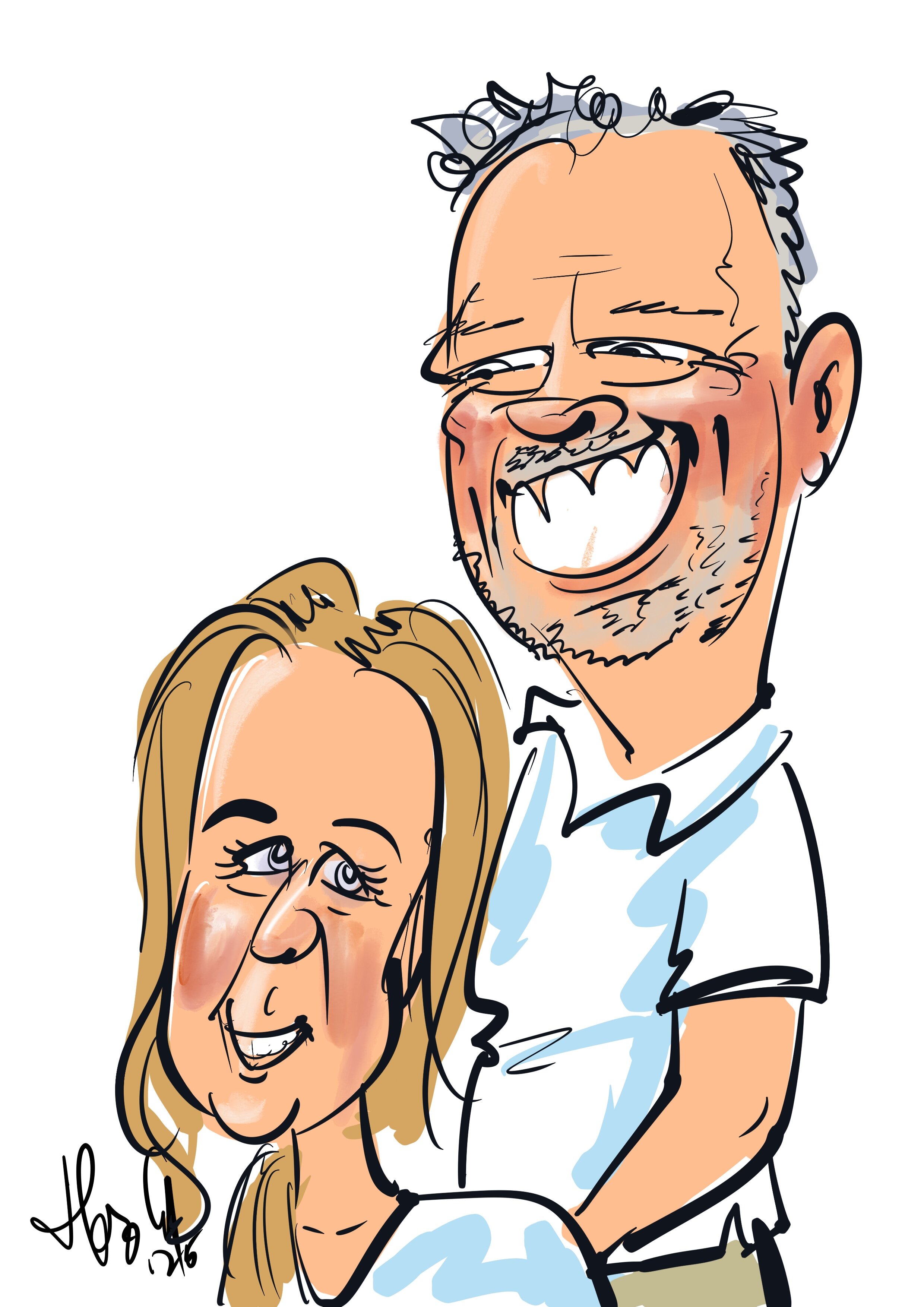 Capi getekend door Harold