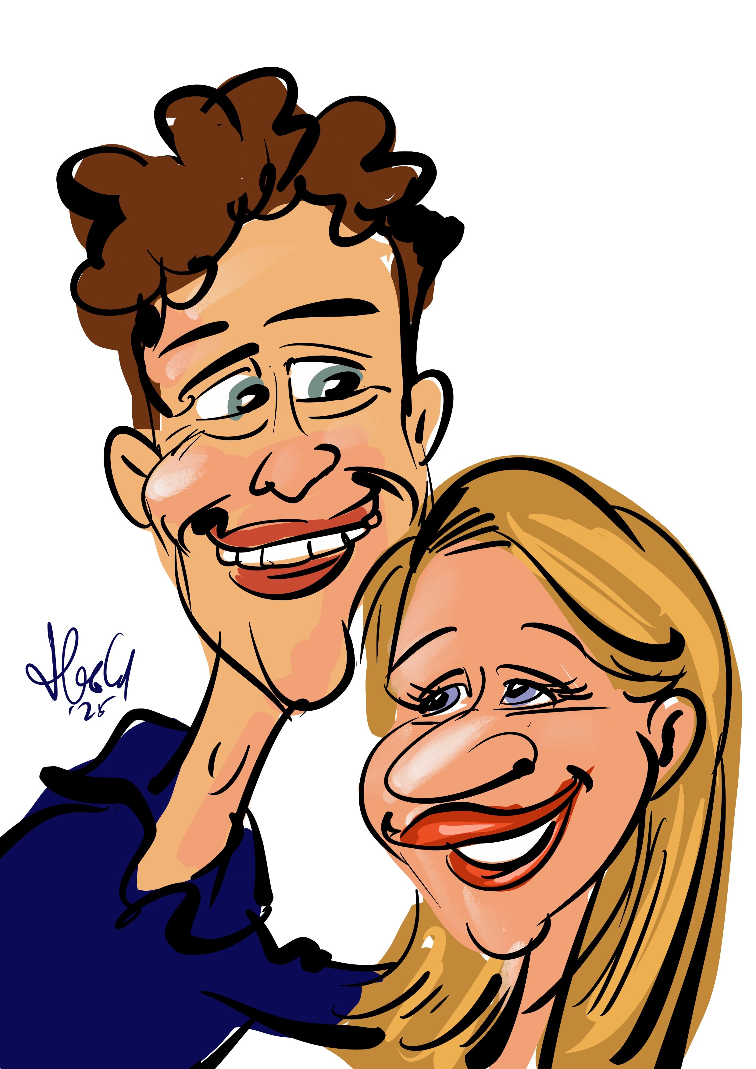 Capi getekend door Harold