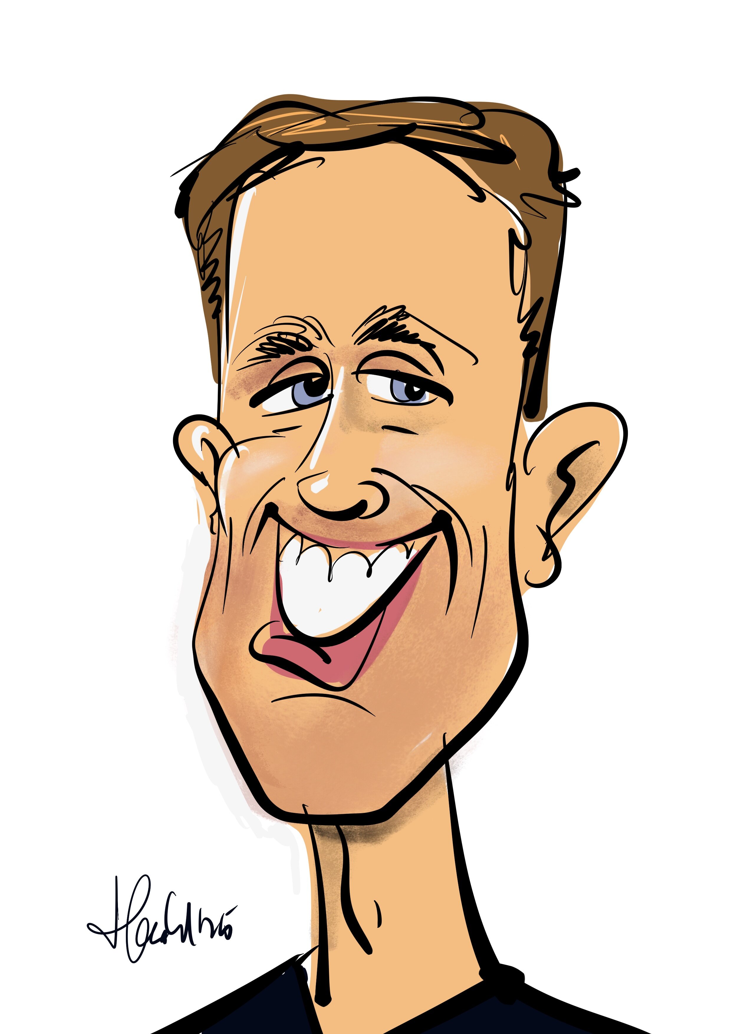 Capi getekend door Harold